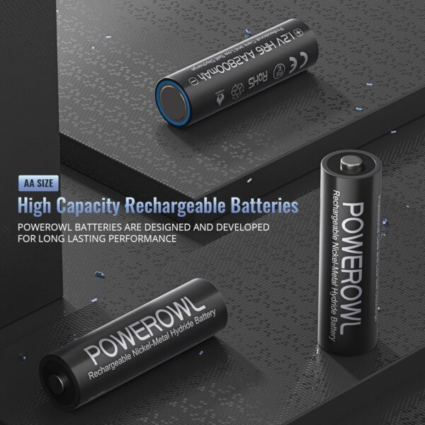 Baterías AA Ni-MH 2800mAh: ¡Ecológicas y de alta capacidad! - Imagen 4