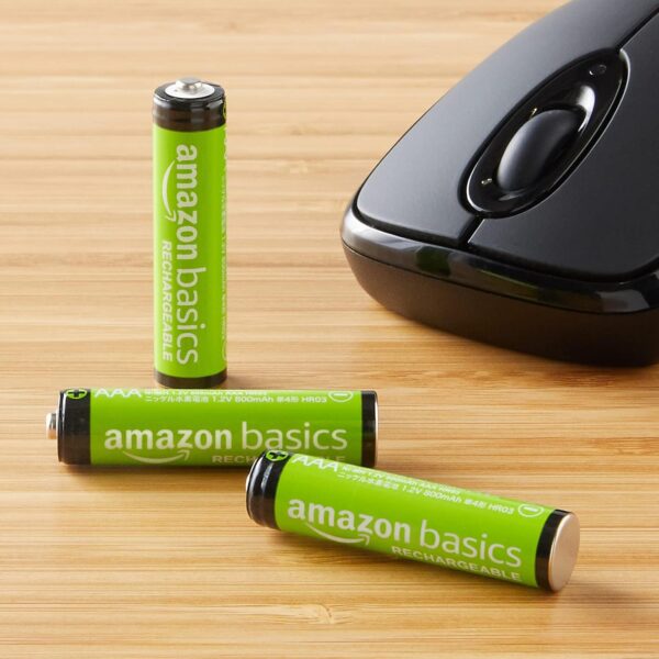 ¡Energía en miniatura! Baterías AAA Amazon Basics: 800mAh de potencia pura - Imagen 3