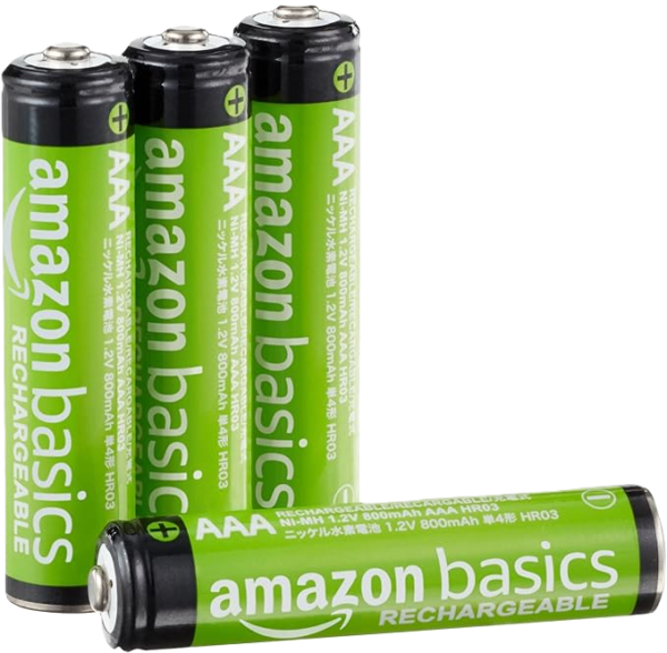 ¡Energía en miniatura! Baterías AAA Amazon Basics: 800mAh de potencia pura